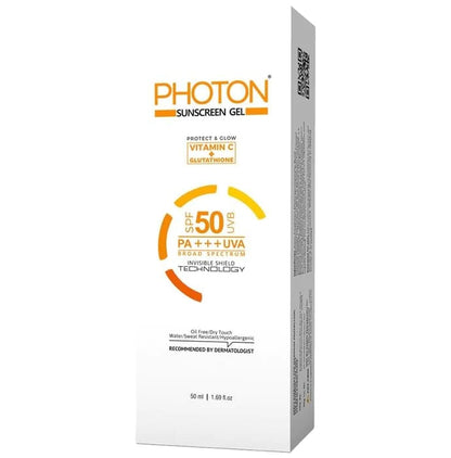 Photon Sunscreen Gel SPF 50 With Vitamin C & Glutathione