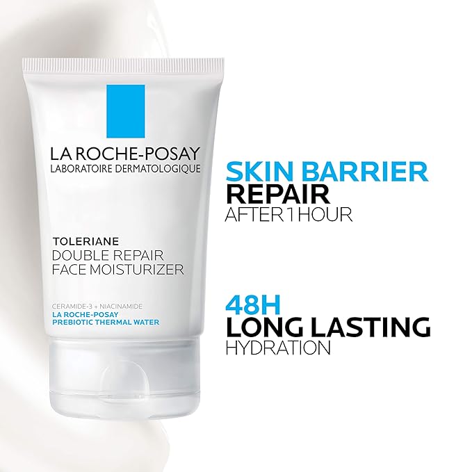 La Roche-Posay Toleriane Double Repair Moisturizer, 2.5 Fl. Oz., Cream