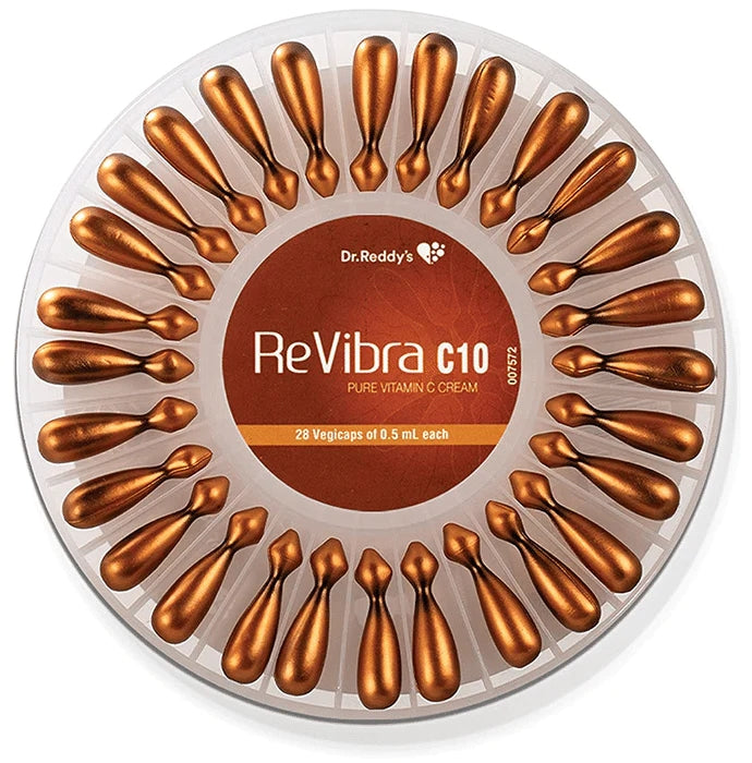 Revibra C10 Pure & Bioactive Vitamin C Cream, Reduces Melanin Production, Controls Photoaging