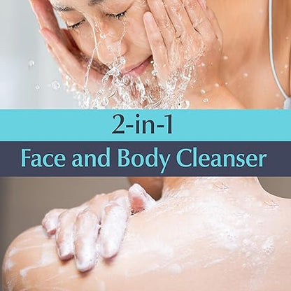 eucerin advanced cleansing body and face cleanser, 16.9 fluid ounce