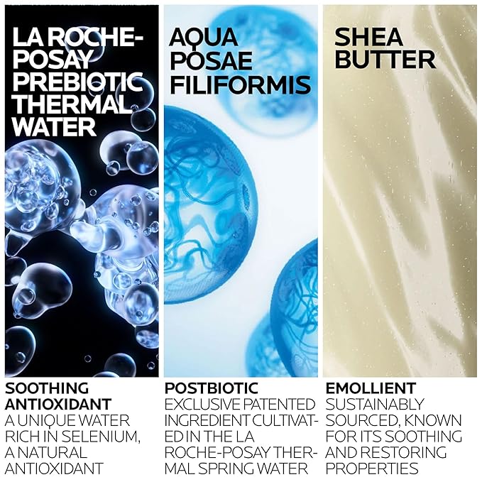 La Roche-Posay Lipikar Wash AP+ Body & Face Wash with Pump, Gentle Cleanser with Shea Butter & Niacinamide for Extra Dry Skin, Allergy Tested