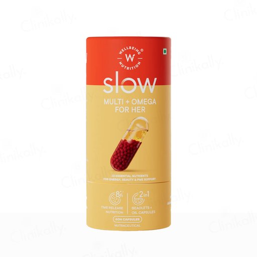 Wellbeing Nutrition Slow Multi + Omega For Her 60N