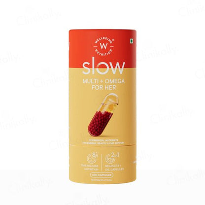 Wellbeing Nutrition Slow Multi + Omega For Her 60N