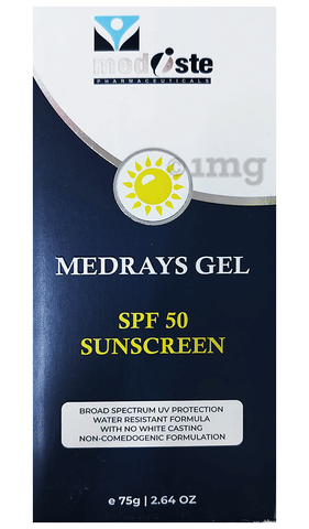 MEDISTE MEDRAYS GEL SPF 50 SUNSCREEN (75g)