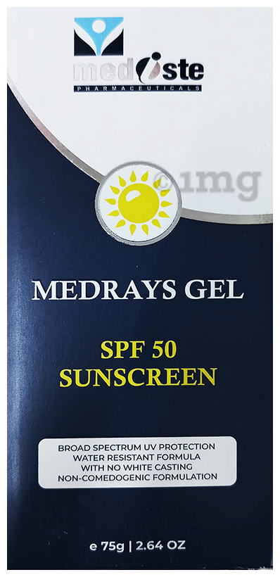 MEDISTE MEDRAYS GEL SPF 50 SUNSCREEN (75g)