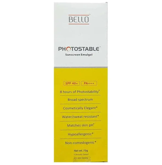 Bello Photostable Spf 40+ Sunscreen Emulgel - Classic Derma 