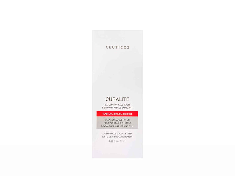 Ceuticoz Curalite Exfoliating Face Wash - Classic derma