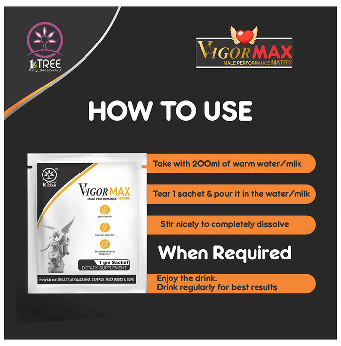 1 Tree Vigor Max Sachet (1gm Each)