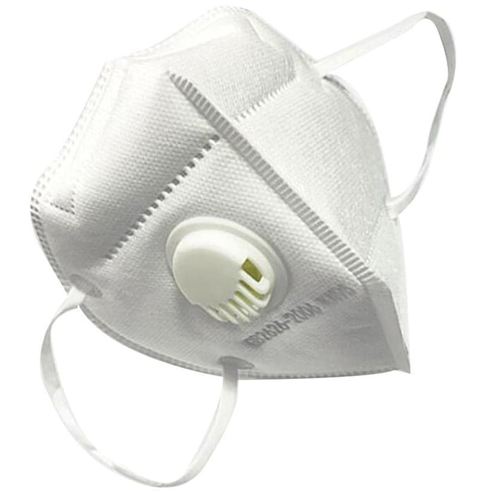 1Mile White N95 5 Layer Mask with Respirator - Classic Derma