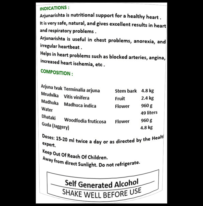 1ratti Arjunarishta (450ml Each)
