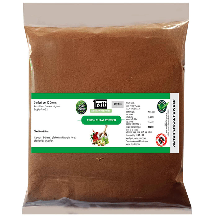 1ratti Ashok Chaal Powder (1000gm Each) - Classic Derma