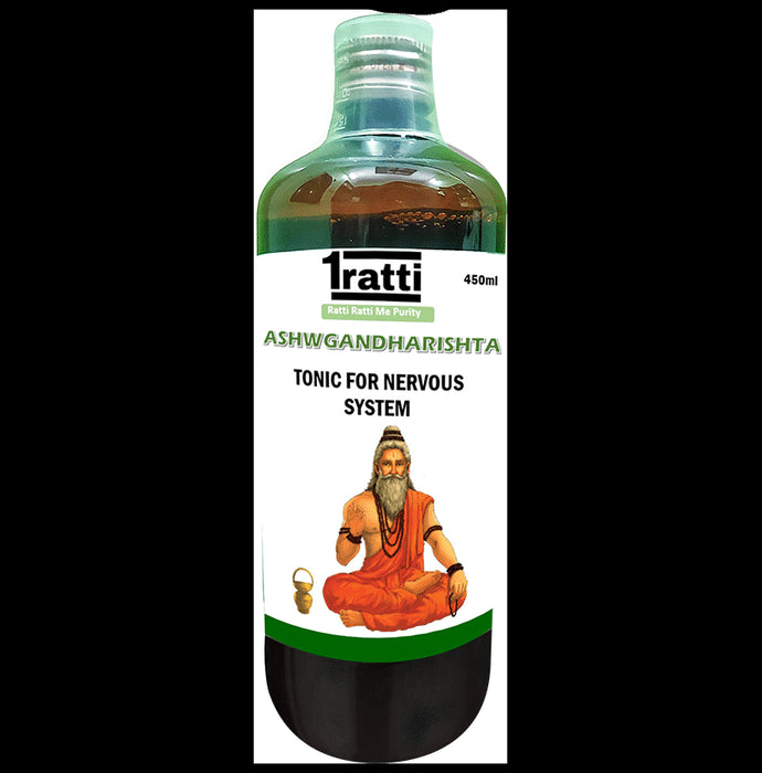 1ratti Ashwgandharishta (450ml Each) - Classic Derma