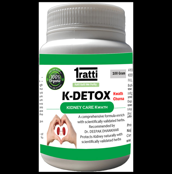 1ratti K-Detox Kwath Churna (100gm Each) - Classic Derma