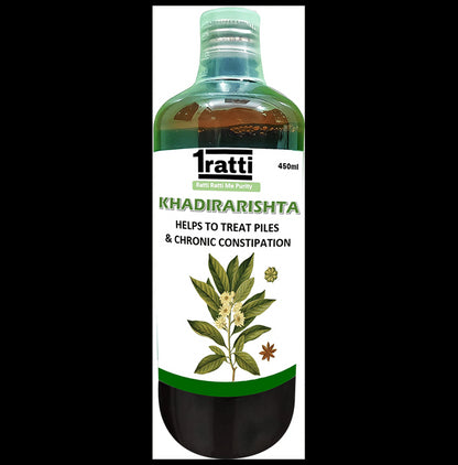 1ratti Khadirarishta (450ml Each) - Classic Derma