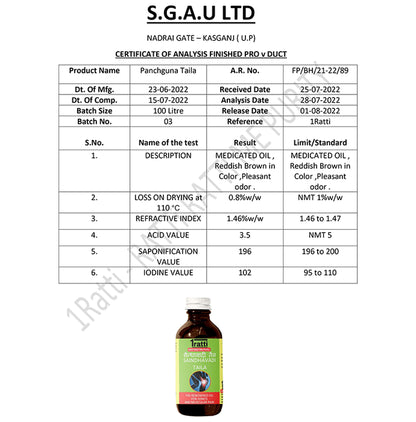 1ratti Panchguna Taila