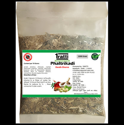 1ratti Phaltrikadi Kwath Churna - Classic Derma