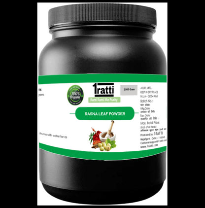 1ratti Rasna Leaf Powder - Classic Derma