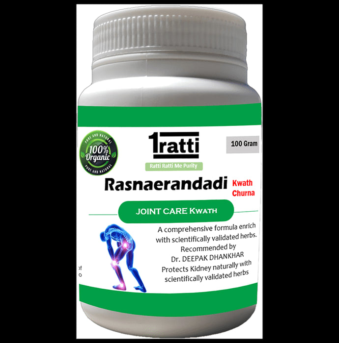 1ratti Rasnaerandadi Kwath Churna (100gm Each) - Classic Derma