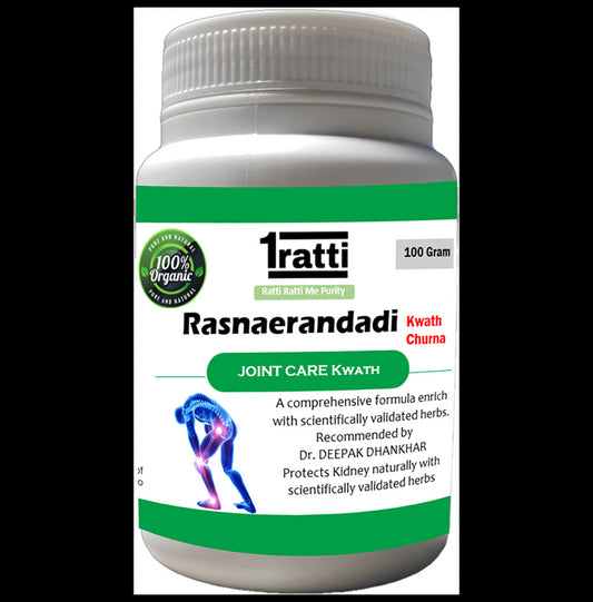 1ratti Rasnaerandadi Kwath Churna (100gm Each) - Classic Derma