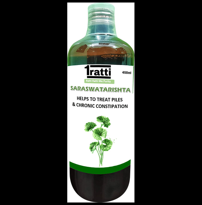 1ratti Saraswatarishta (450ml Each) - Classic Derma