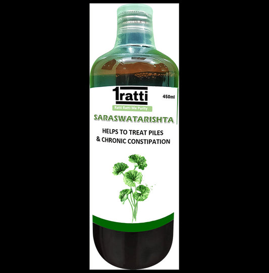 1ratti Saraswatarishta (450ml Each) - Classic Derma