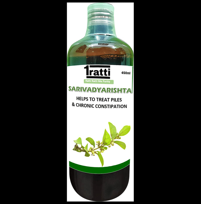 1ratti Sarivadyarishta (450ml Each) - Classic Derma