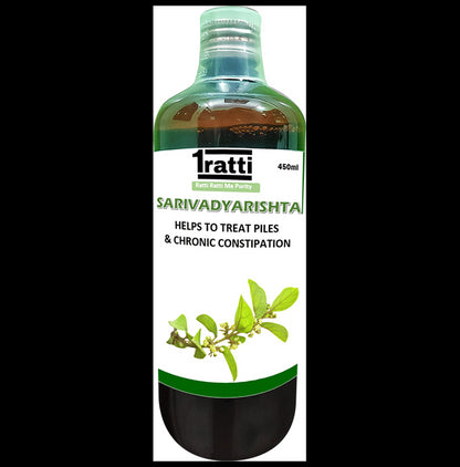 1ratti Sarivadyarishta (450ml Each) - Classic Derma