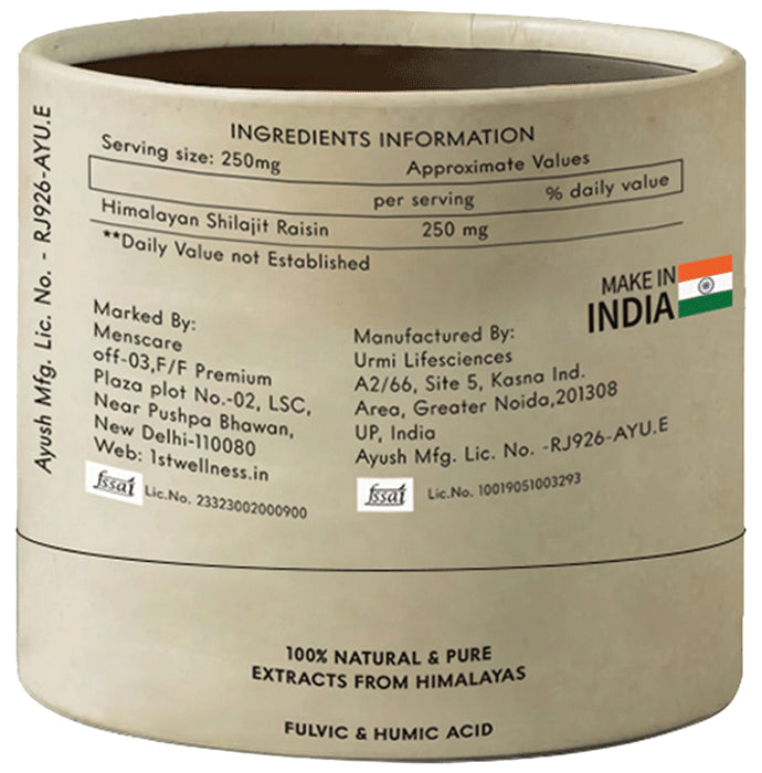 1st Wellness Pure Himalayan shilajit Resin