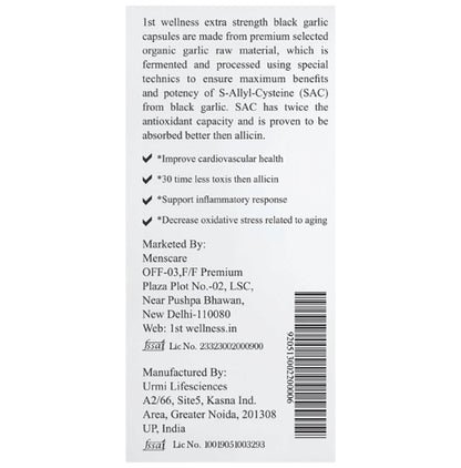 1st Wellness Aged Black Garlic Capsule