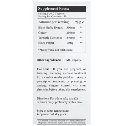 1st Wellness Aged Black Garlic Capsule