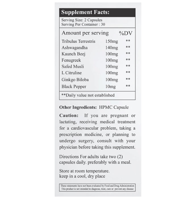 1st Wellness Testosterone Booster Capsule