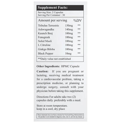 1st Wellness Testosterone Booster Capsule
