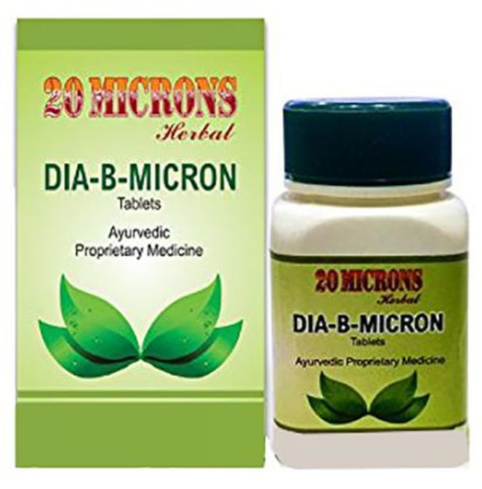 20 Microns Herbal Dia-B-Micron Tablet - Classic Derma