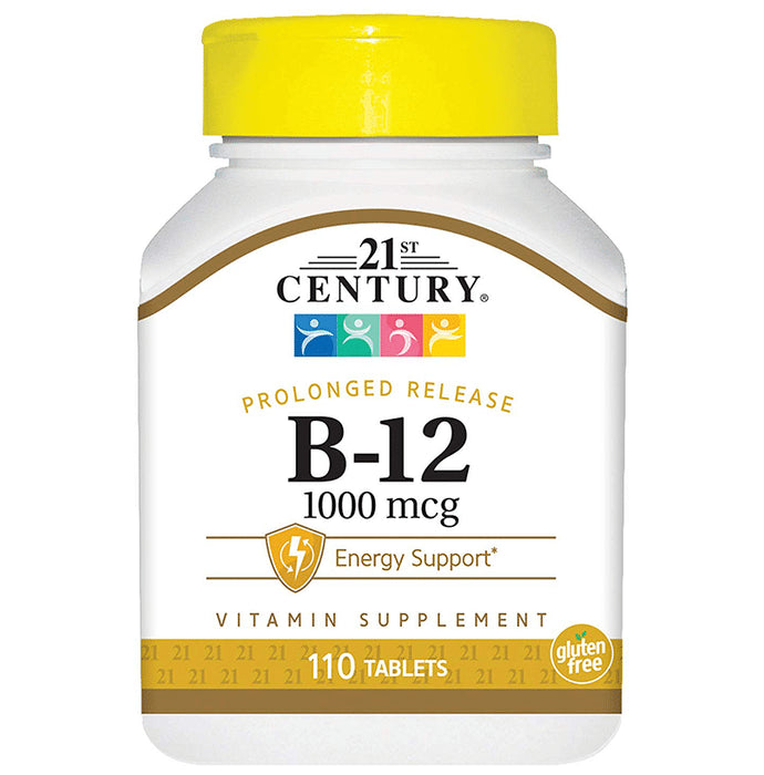 21st Century B 12 1000mcg Prolonged Release Tablet - Classic Derma