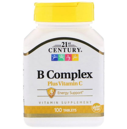 21st Century B Complex Plus Vitamin C Tablet - Classic Derma