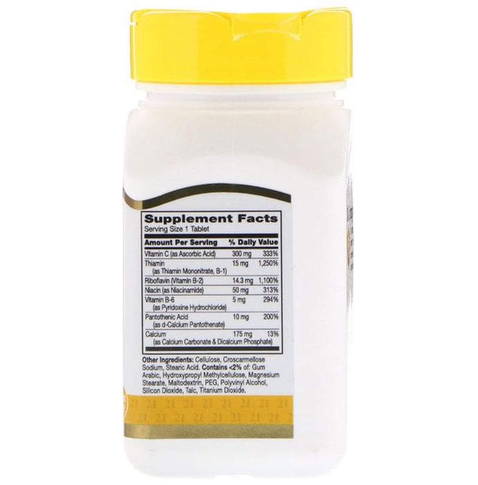 21st Century B Complex Plus Vitamin C Tablet