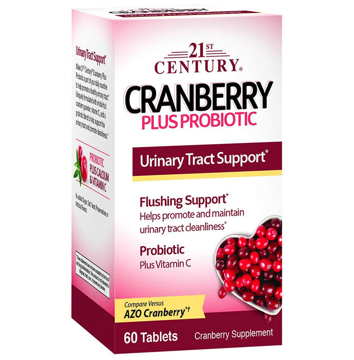 21st Century Cranberry Plus Probiotic Tablet - Classic Derma