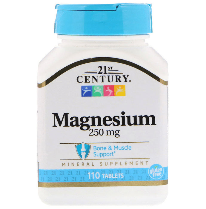21st Century Magnesium 250mg Tablet - Classic Derma