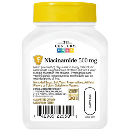 21st Century Niacinamide 500mg Tablet