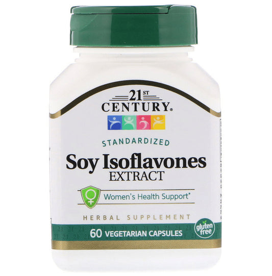 21st Century Soy Isoflavones Extract Vegetarian Capsules - Classic Derma