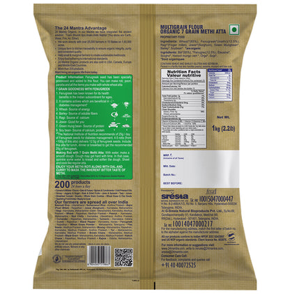 24 Mantra Organic 7Grain Methi Atta