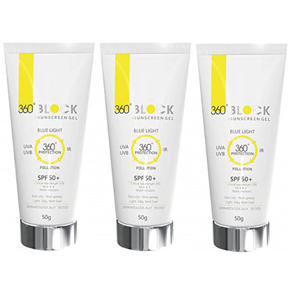 360° Block Sunscreen Gel (50gm Each) SPF 50+ - Classic Derma