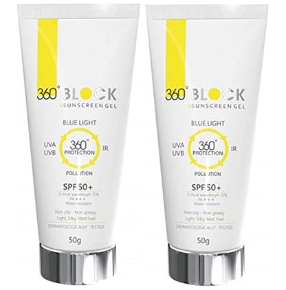 360° Block Sunscreen Gel (50gm Each) SPF 50+ - Classic Derma