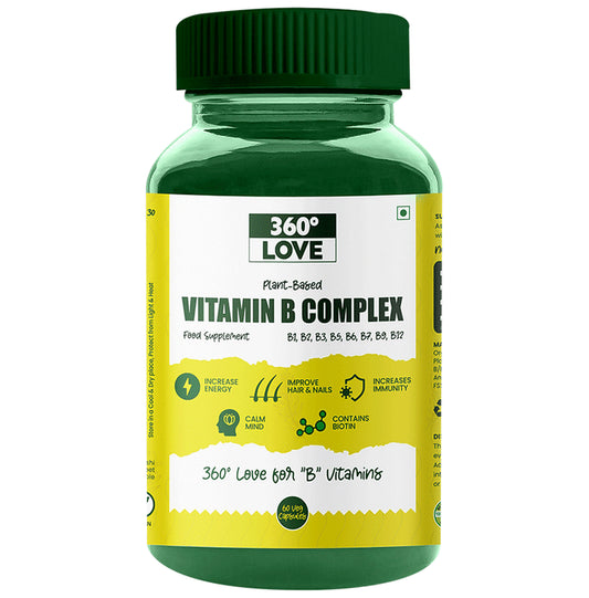360° Love Vitamin B Complex Veg Capsule - Classic Derma
