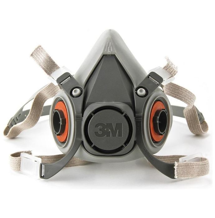3M 6200 Half Facepiece Reusable Respirator Mask Medium