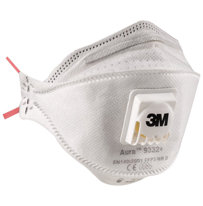 3M 9332+ Aura Disposable Respirator Mask White