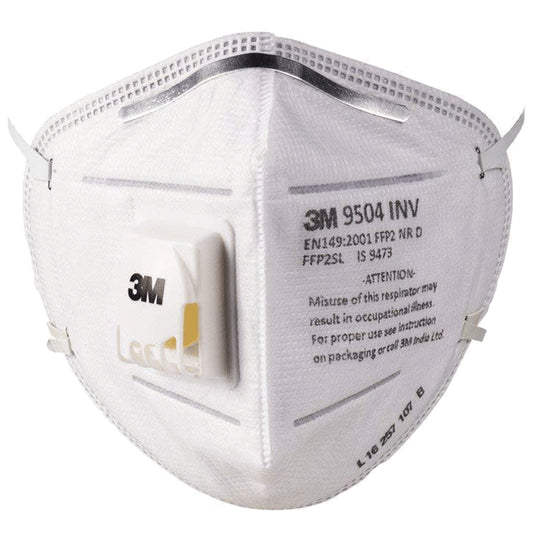 3M 9504 INV P P2 Respirator Mask White - Classic Derma