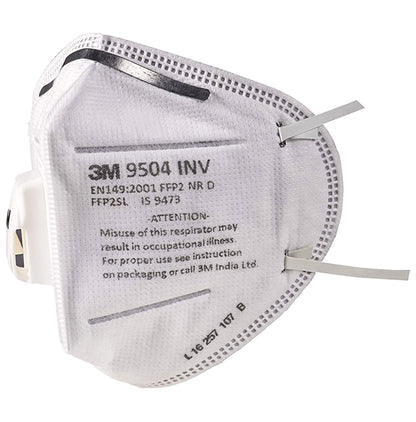 3M 9504 INV P P2 Respirator Mask White