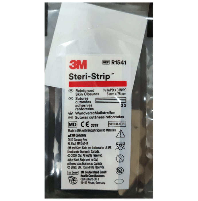 3M Steri-Strip Reinforced Adhesive Skin Closures R1541 - Classic Derma