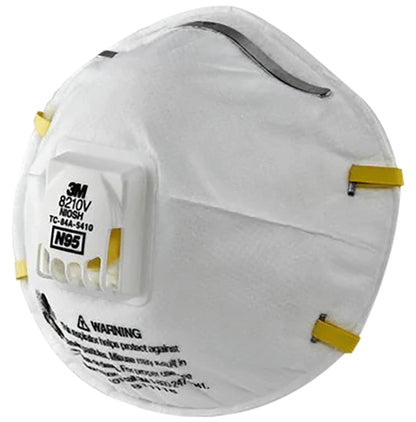 3M N95 8210V Particulate Respirator Mask White